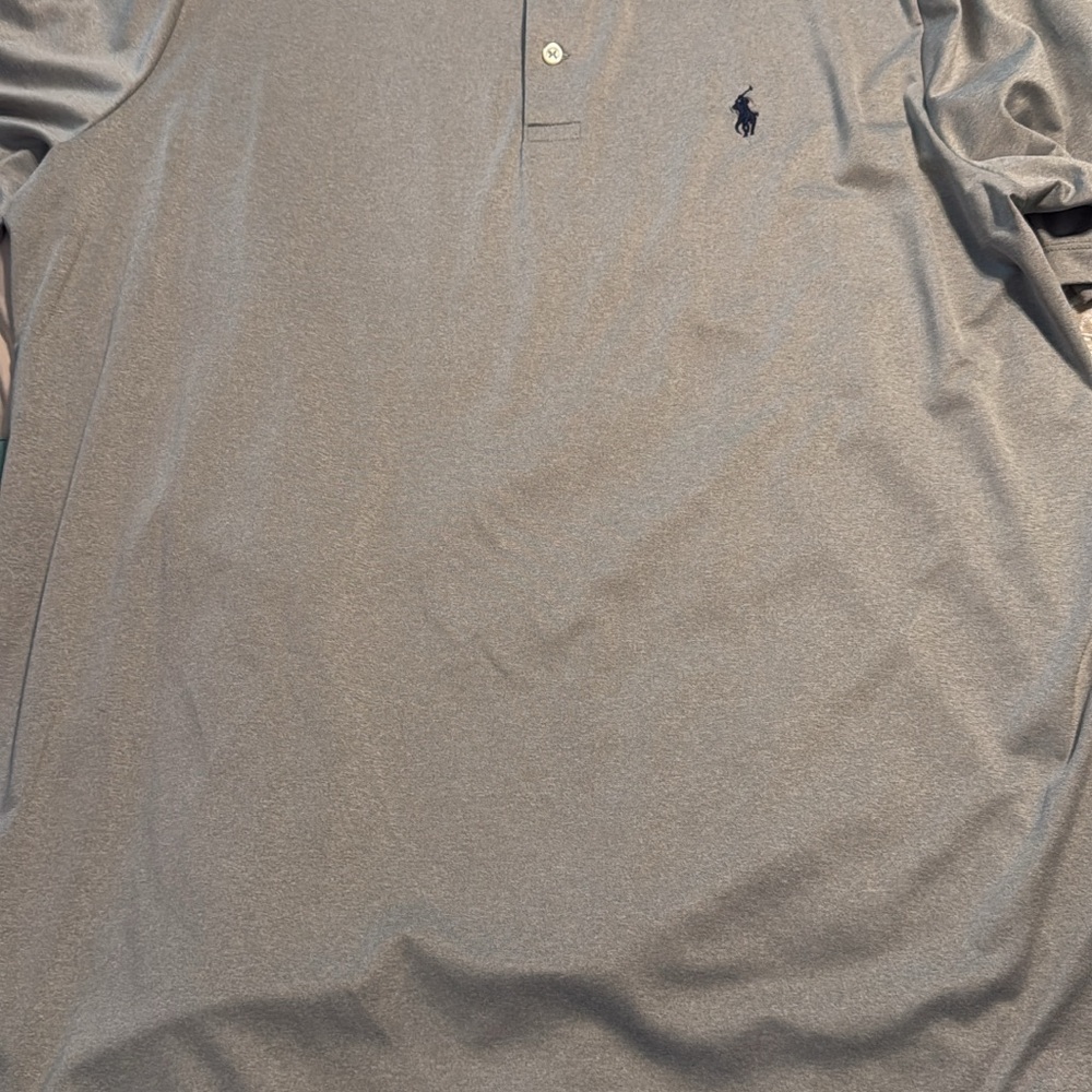 Polo by Ralph Lauren Men's Classic Gray Polo Shirt